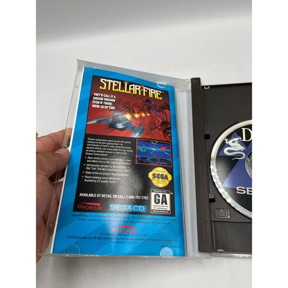 Rise of the Dragon (Sega CD, 1994) Complete in Case - Picture 5 of 7